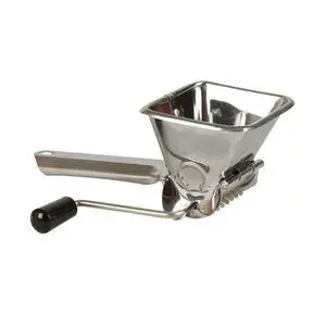 Metal persillehakker med håndtag og drejegreb, designet til effektiv hakning af krydderurter.