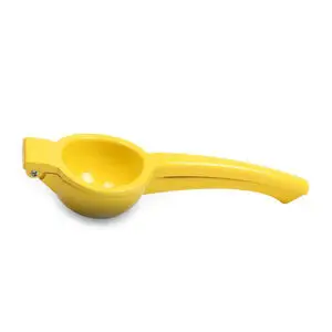 Gul citronpresser med skålformet presser og langt håndtag, fra Royal Series.