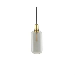 Image of Normann Copenhagen - "Amp" Pendel - Large - Smoke/Messing