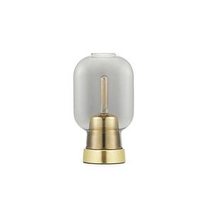 Image of Normann Copenhagen - "Amp" Bordlampe - Smoke/Messing