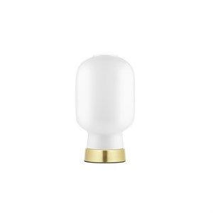 Image of Normann Copenhagen - "Amp" Bordlampe - Hvid/Messing