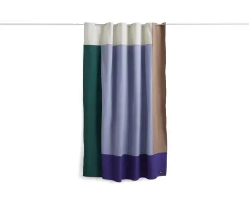 HAY - Pivot Shower Curtain - Blue - bruseforhæng W180 X L200
