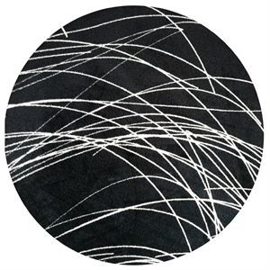 Image of Skriver Collection rundt tæppe Artline Ø 150 cm (2 str.)