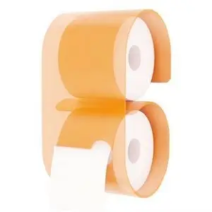 B-roll toiletrulleholder fra Neon Living - Orange