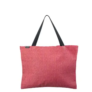 Horredsmattan - Strandtaske - Beach Bag - 70 x 53 cm - Rød / Red