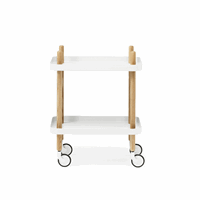 Normann Copenhagen - Block bord - Rullebord - hvid 