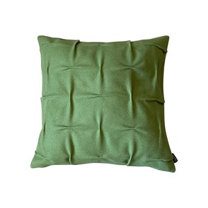 Burel Factory - Cross Draped Pude, Grøn