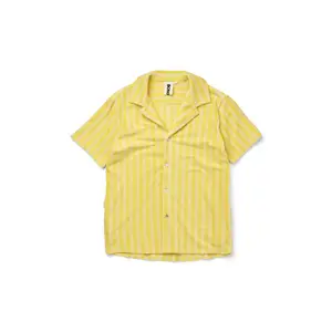 Bongusta - Naram - Skjorte - Pristine & neon yellow - Str. M/L