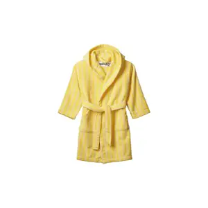 Bongusta - Naram - Børne badekåbe - Pristine & neon yellow - Str. 11-13 år