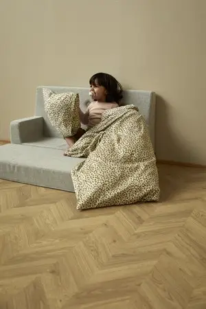 By KlipKlap børnesofa - KK Kids Sofa - Beige w. Sand 