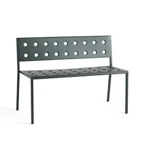 HAY - Balcony - Havebænk - bench - Mørkegrøn - Længde 114 cm