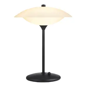 Halo Design - Bordlampe - Baroni - Ø30 cm - Opal/Sort