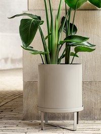 Ferm Living - Bau urtepotte - Warm grey - Large 