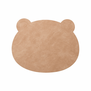 Image of LindDNA - Dækkeserviet - Kids Table Mat "Bear" - Nupo peach