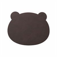 LindDNA - Dækkeserviet - Kids Table Mat "Bear" - Nupo purple