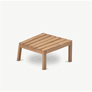 Image of Skagerak (Trip Trap) - Lounge Fodskammel "Between Lines Desk Stool" - Teak