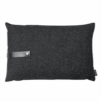Louise Smærup - Pude - Mono Twist - Sort (40x60 cm)
