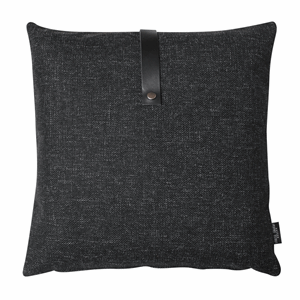 Image of Louise Smærup - Pude - Mono Twist - Sort (50x50 cm)
