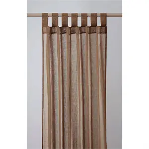 Compliments - Gardin - Boho Curtain 140x260 cm w/loops - Brun
