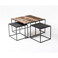 NovaSolo - Rustika, Nesting Coffee Table set