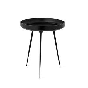 Image of Mater - Bord "Bowl Table" - sort aluminium (medium)
