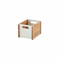 Cane Line - Box Opbevaringskasse - Teak m/hvid 