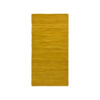 Rug Solid - Bomuldstæppe, amber - 60x90 cm.