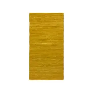Rug Solid - Bomuldstæppe, amber - 60x90 cm.
