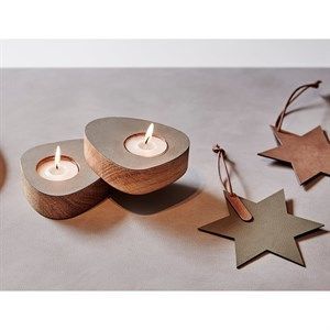 Image of LindDNA julepynt - Julestjerne i læder - Vælg variant