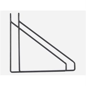 Image of House Doctor - Hyldebærer/Hyldeknægte - sæt a 2 stk., sort, 25,5x26 cm