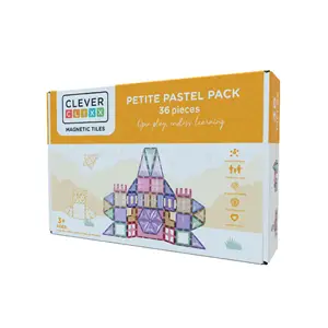 Cleverclixx - Magnetlegetøj - Petite Pack - Pastel 36