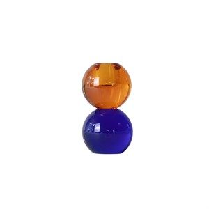 Image of Specktrum - Lysestage - Twin - Amber/Mørkeblå
