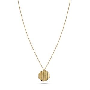 Image of Jukserei - Halskæde "Round Chips" - Guld