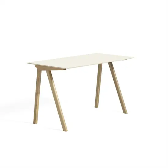 Hay - Skrivebord - CPH90 - Råhvid / off white og Ben i lakeret eg