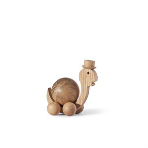 ChiCura - Wooden Figure, Small Spinning Turtle
