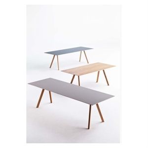Image of Hay bord - CPH30 Copenhague table 200 x 90 cm - linoleum grey