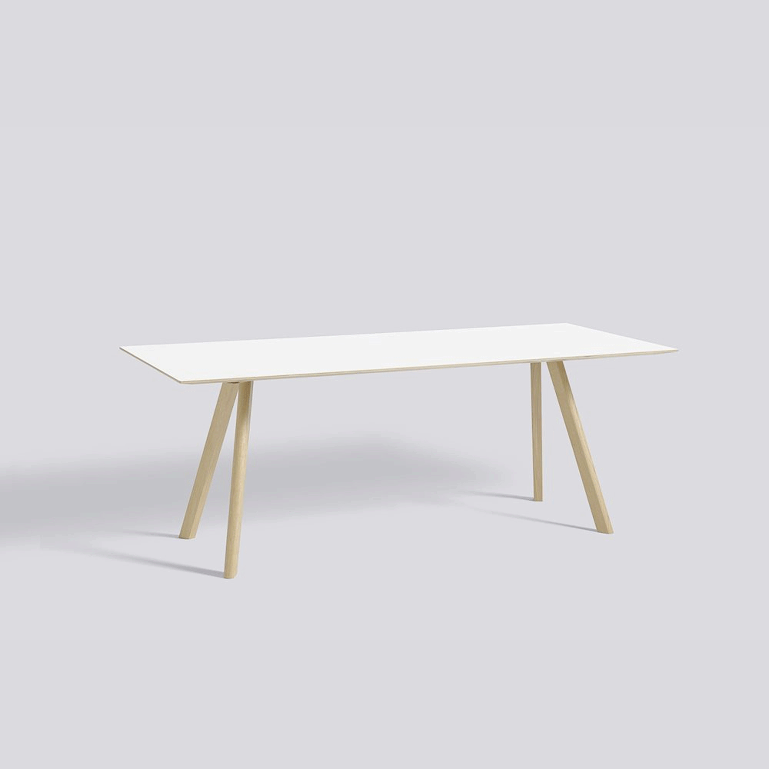 Hay bord cph30/ copenhague table 200 x 90 cm hvid linoleum ...