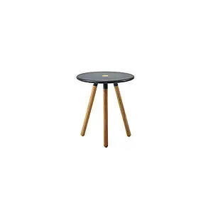 Cane Line - Area Taburet/Sidebord  (Dia. 40 cm) - Lava grå