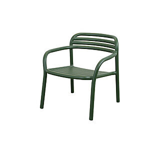 Cane-Line - Bliss loungestol, stabelbar  Dark green, aluminium