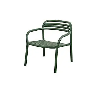 Cane-Line - Bliss loungestol, stabelbar  Dark green, aluminium
