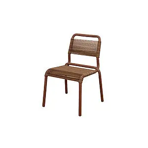 Cane-Line - Al Dente stol, stabelbar m/desert red Cane-line Weave Desert red, aluminium