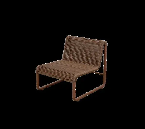 Cane-Line - Al Dente loungestol m/desert red Cane-line Weave Desert red, aluminium