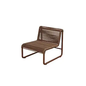 Cane-Line - Al Dente loungestol m/desert red Cane-line Weave Desert red, aluminium