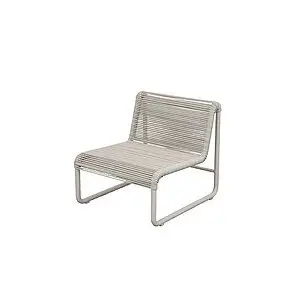 Cane-Line - Al Dente loungestol m/sand Cane-line Weave Sand, aluminium