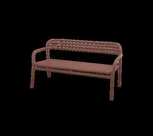 Cane-Line - Bliss sofa, stabelbar  Desert red, aluminium