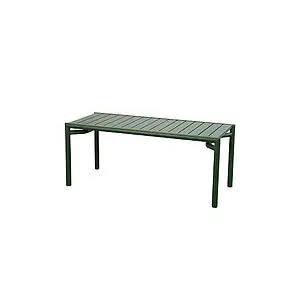 Cane-Line - Bliss sofabord/bænk - Dark green, aluminium