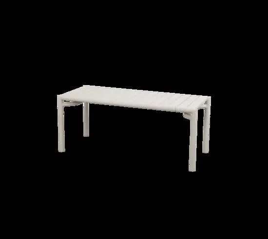 Cane-Line - Bliss sofabord/bænk  Sand, aluminium
