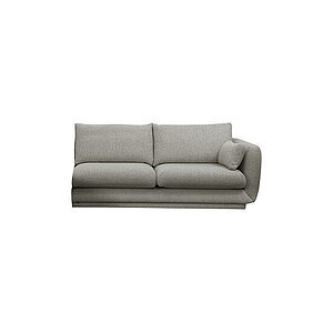 Cane-Line - Bloom 2-pers. sofa venstre modul m/plint Prisgruppe 4 Light grey, Essence