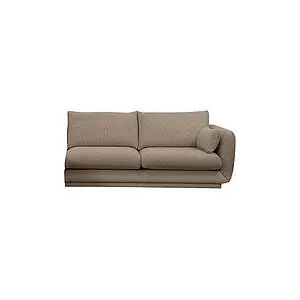 Cane-Line - Bloom 2-pers. sofa venstre modul m/plint Prisgruppe 4 Taupe, Flair/Kimi
