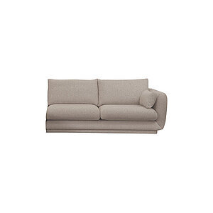 Cane-Line - Bloom 2-pers. sofa venstre modul m/plint Prisgruppe 2 Light brown, Prosecco
